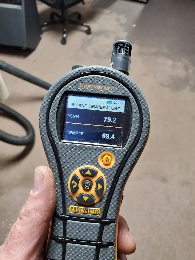 Moisture meter humidity assessment for Fire & Smoke Damage Restoration in Pomfret